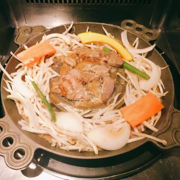 松尾ジンギスカンの料理1